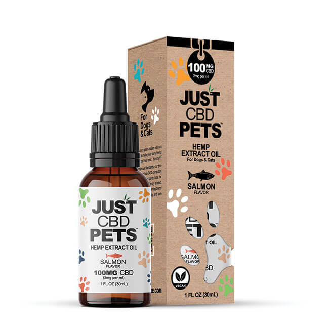 100mg mascotas extracto de cáñamo aceite salmón cbd