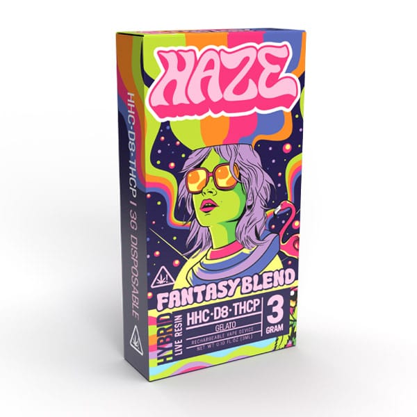 Vape Desechable – Fantasy Blend Live Resin Gelato – 3 gramos Híbrido